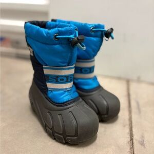 Sorel Blue Kids Boot Interior Label
